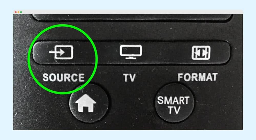 Change Input on Samsung TV Using Source Button