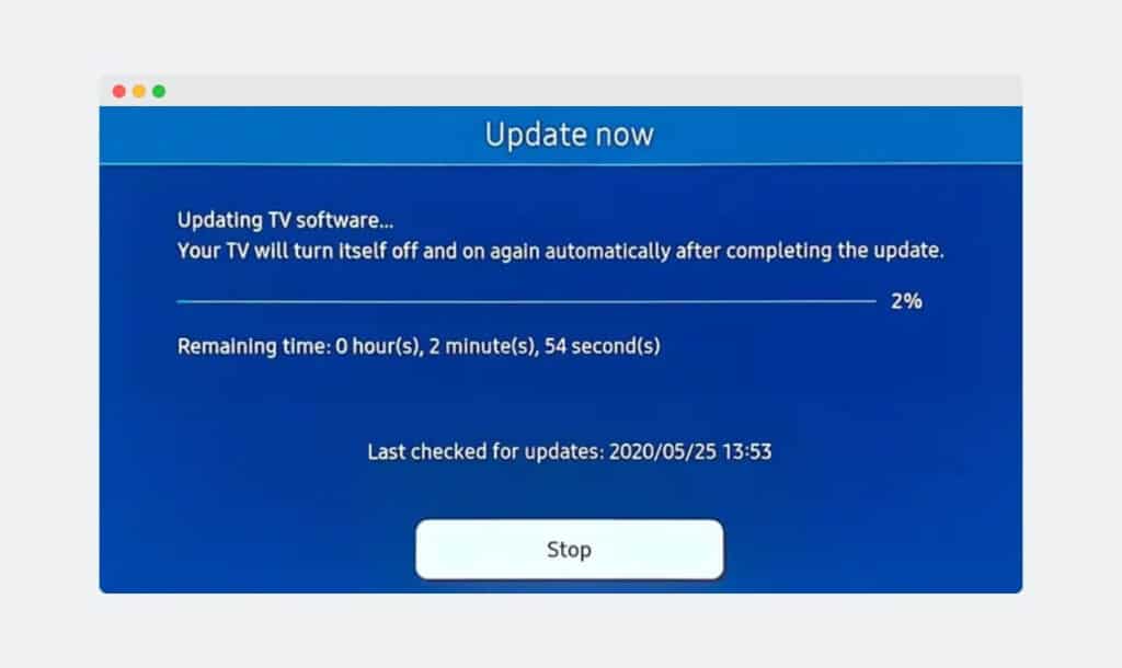 Update Samsung TV's Software