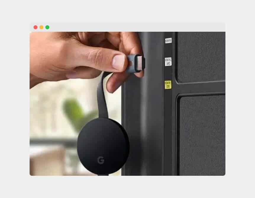 connect Chromecast to your Samsung TV