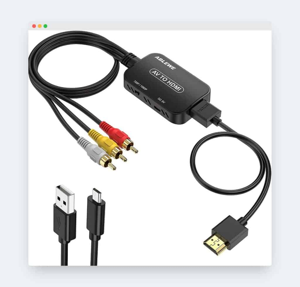 Use an HDMI to RCA Converter to Get Samsung TV Plus on Older TV