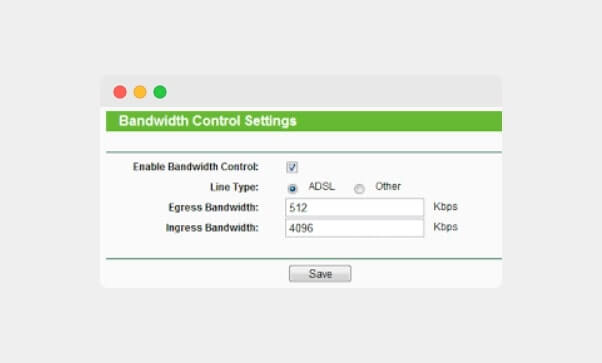 Check and Reset Router's Bandwidth Allocation Settings