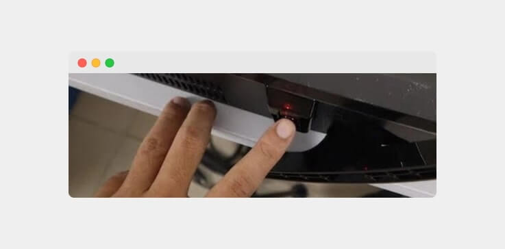 Hold the power button for anywhere from 30 seconds to 2 minutes, and the TV should reset