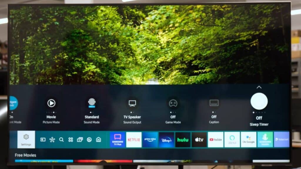 Samsung Q70A 4K TV OS and UI